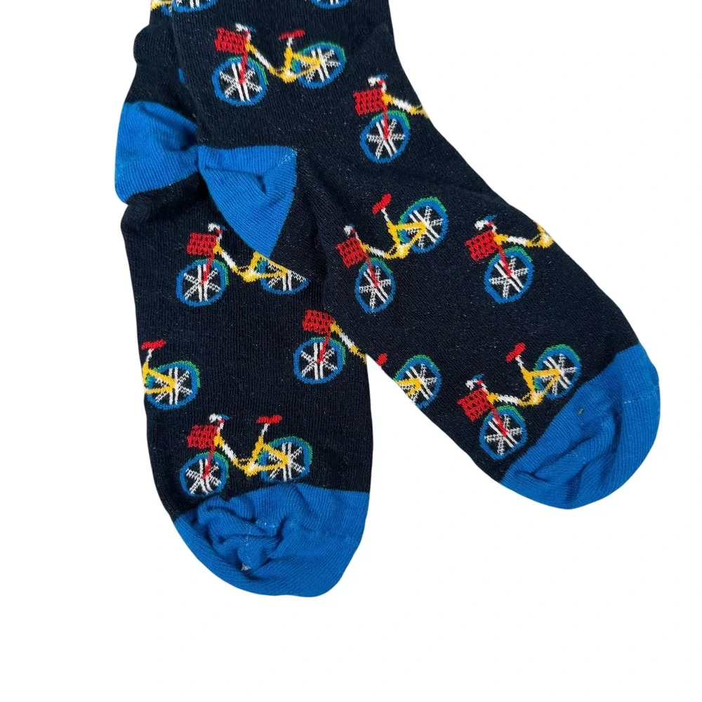 Google Official Merch Shop Bicycle Crew Socks Navy Blue Sock Club Made USA NEW